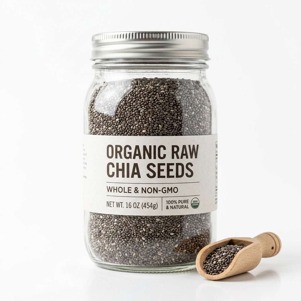 Organic Raw Chia Seeds 250g